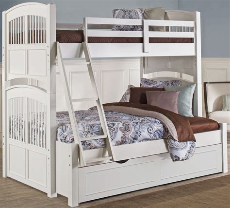 white bunk beds metal|bunk bed with trundle white.